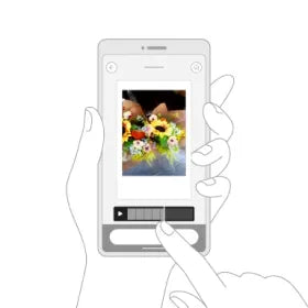 Cut the section of the video you want to print, then tap the 