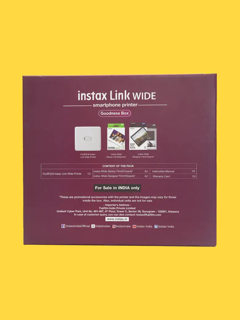 Instax Link WIDE Goodness Box