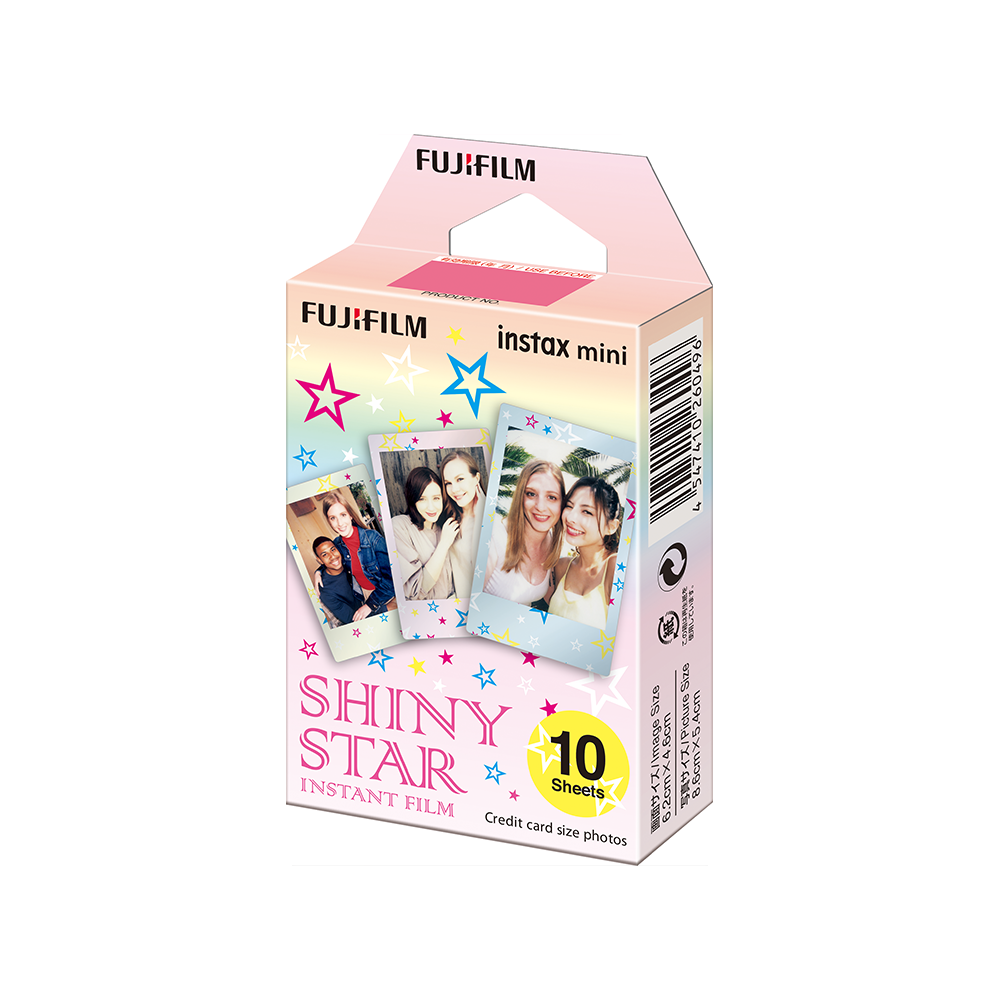 Instax mini designer film- Shiny star frame (10 sheets)