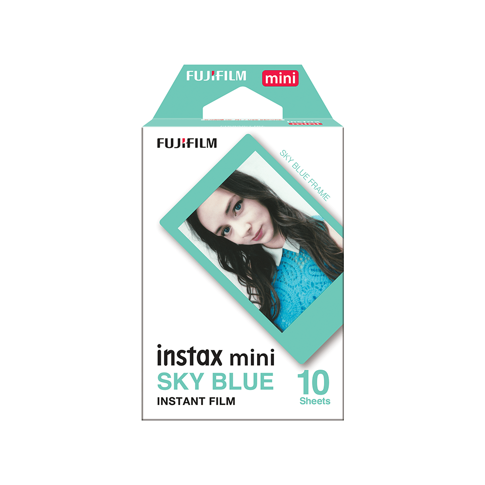 Instax Mini Designer Film - Sky Blue Frame (10 sheets)