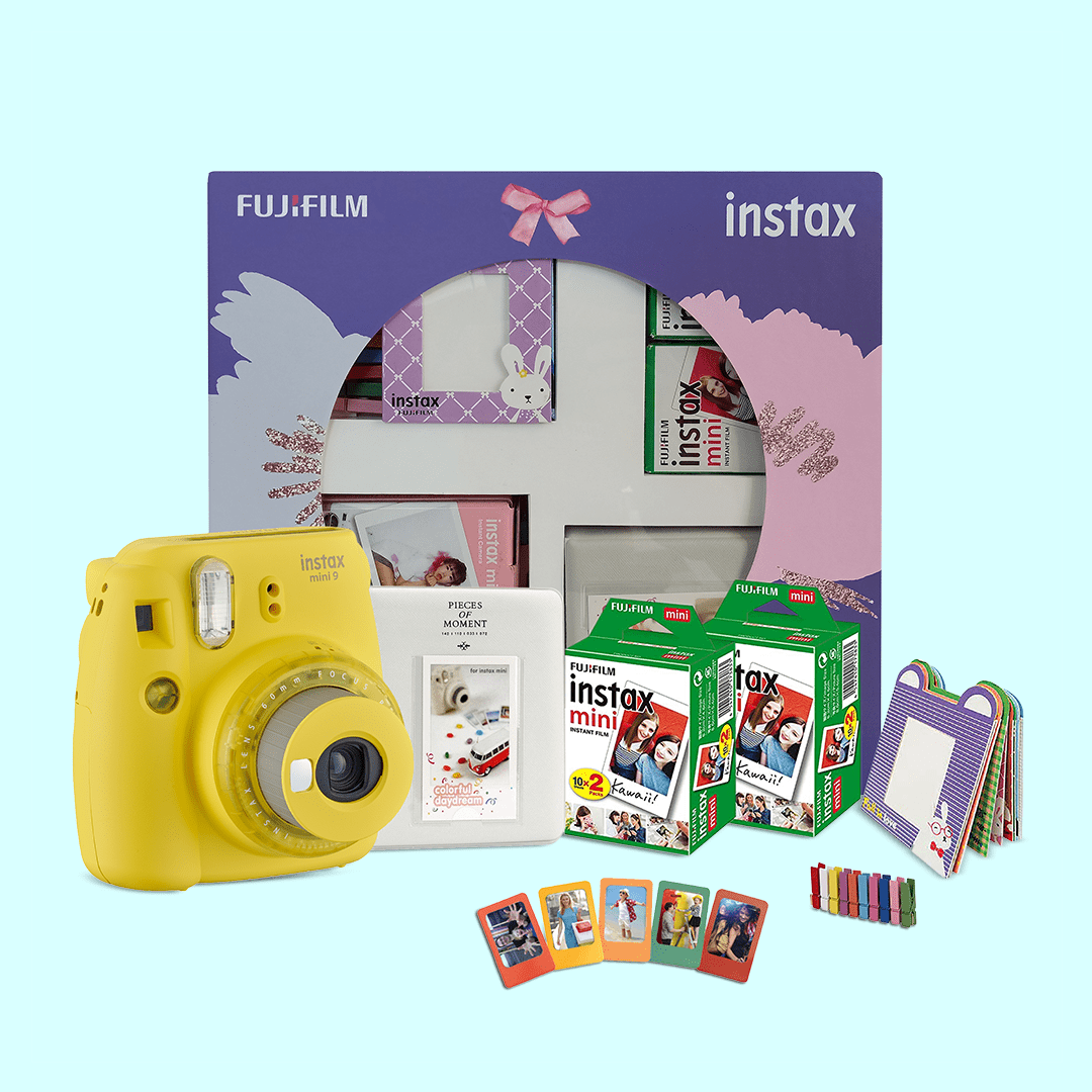 fujifilm instax camera mini 9 bundle pack