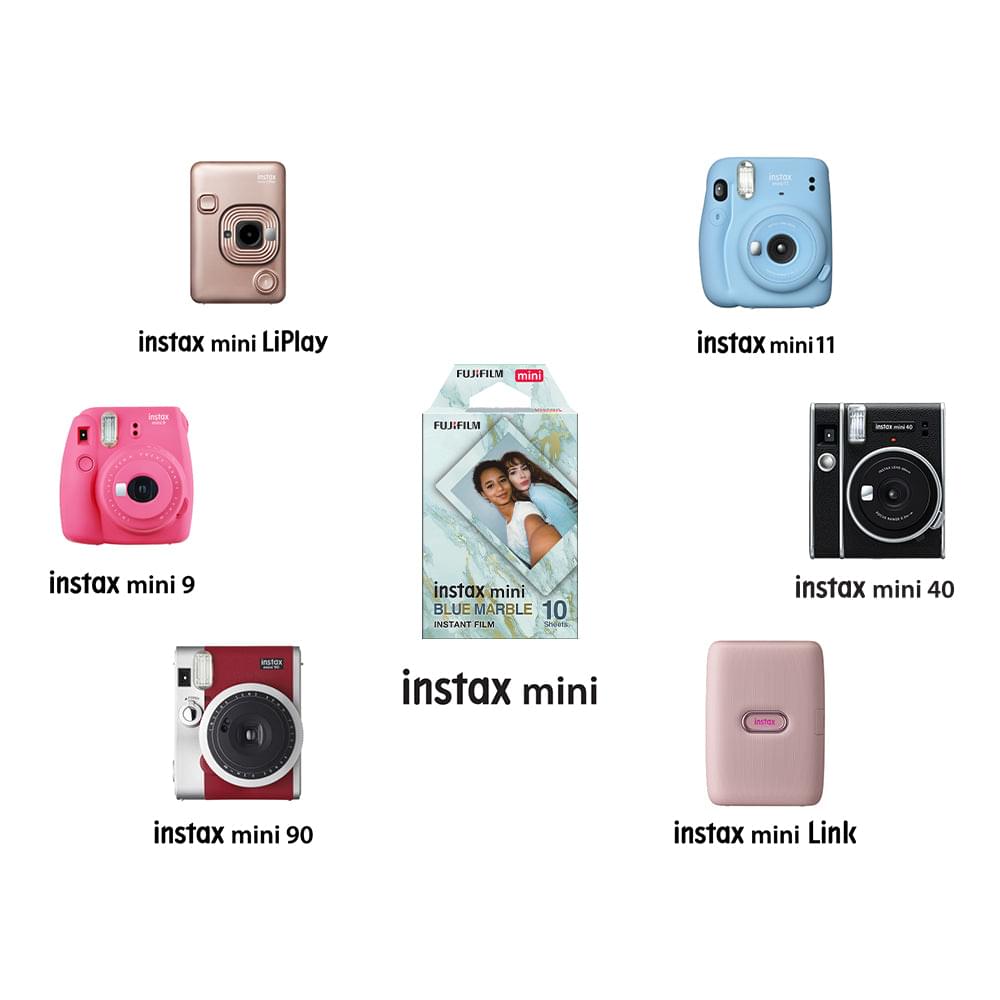 Instax Mini Blue Marble