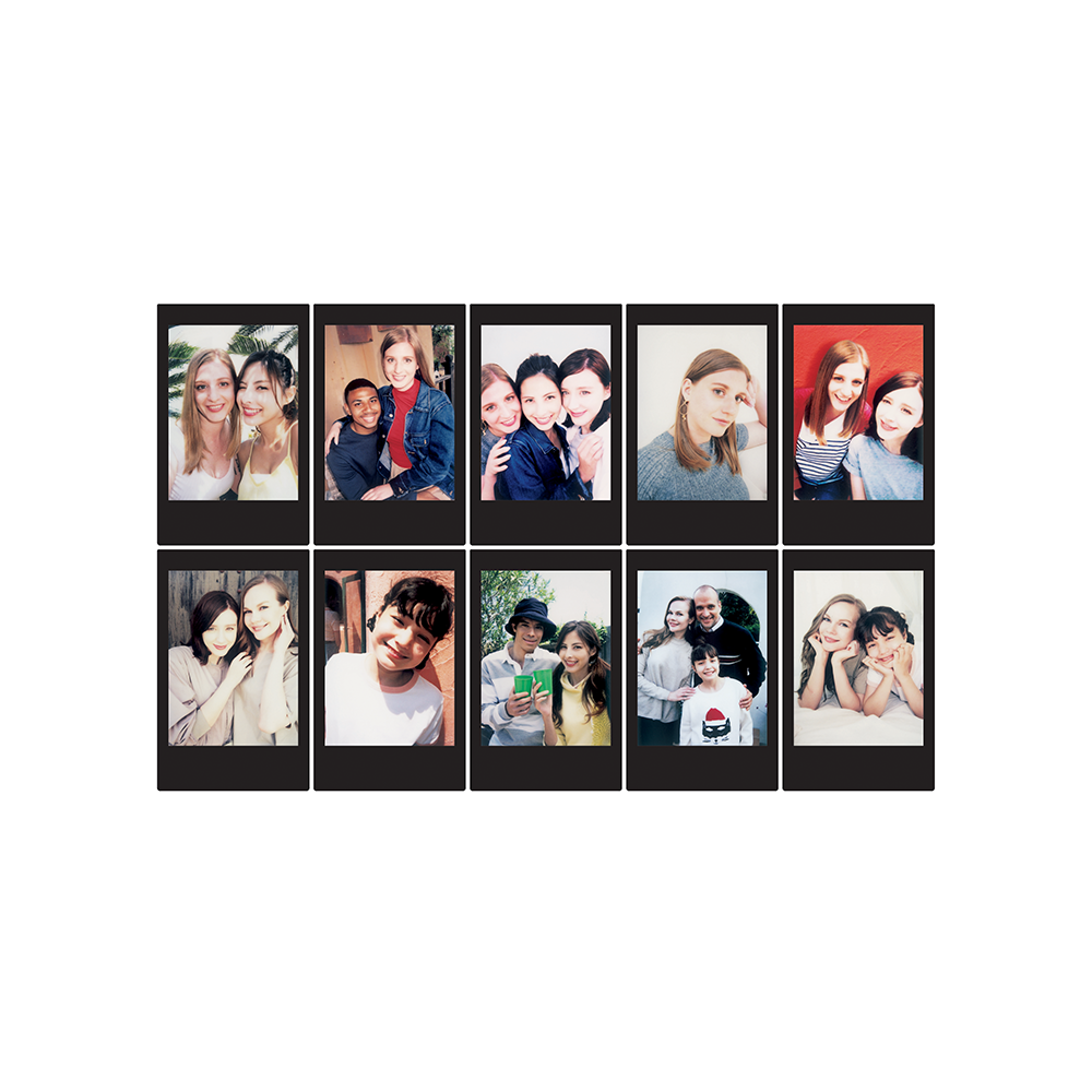 Instax mini designer film- Black frame (10 sheets)