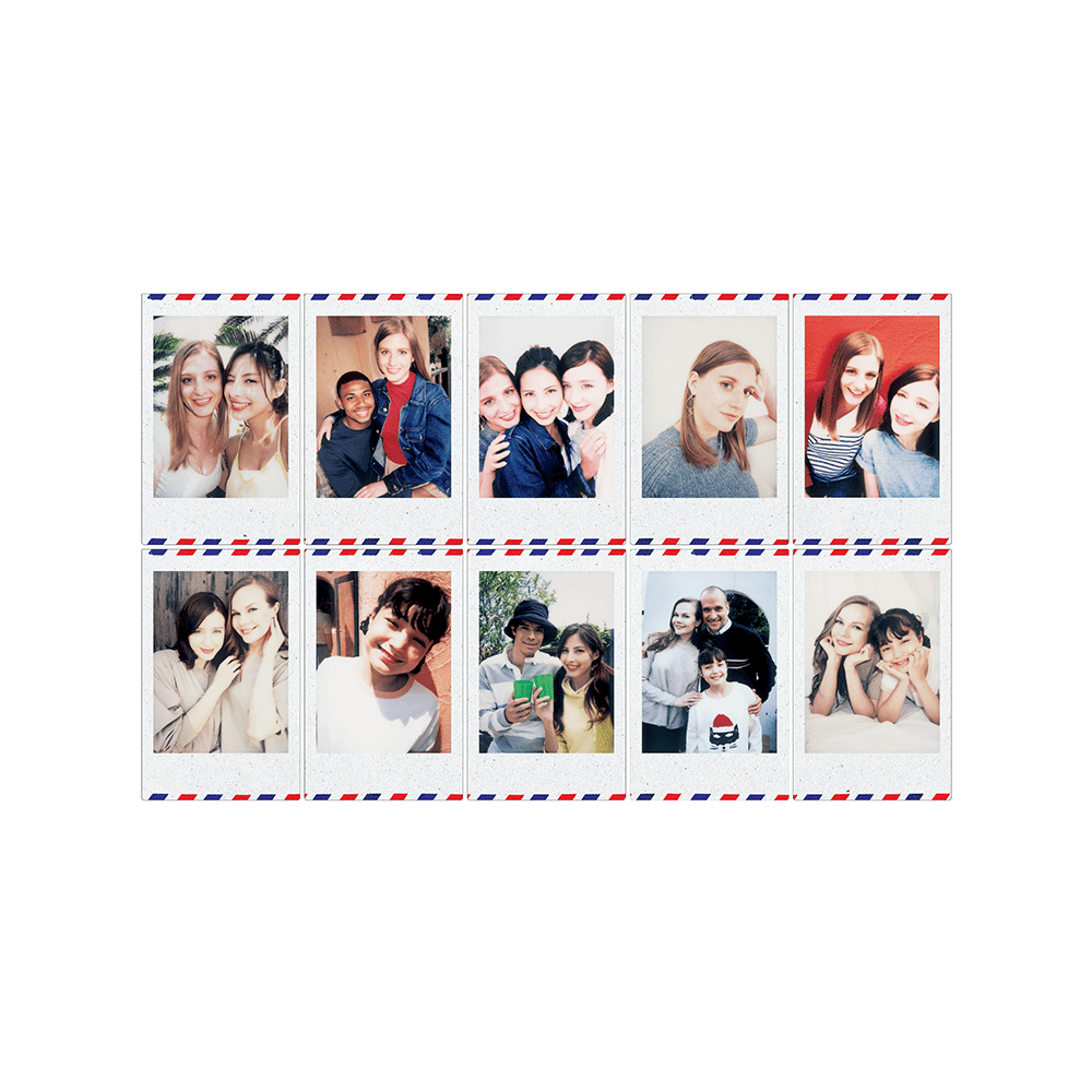 Instax mini Designer Film - Airmail Frame (10 sheets)