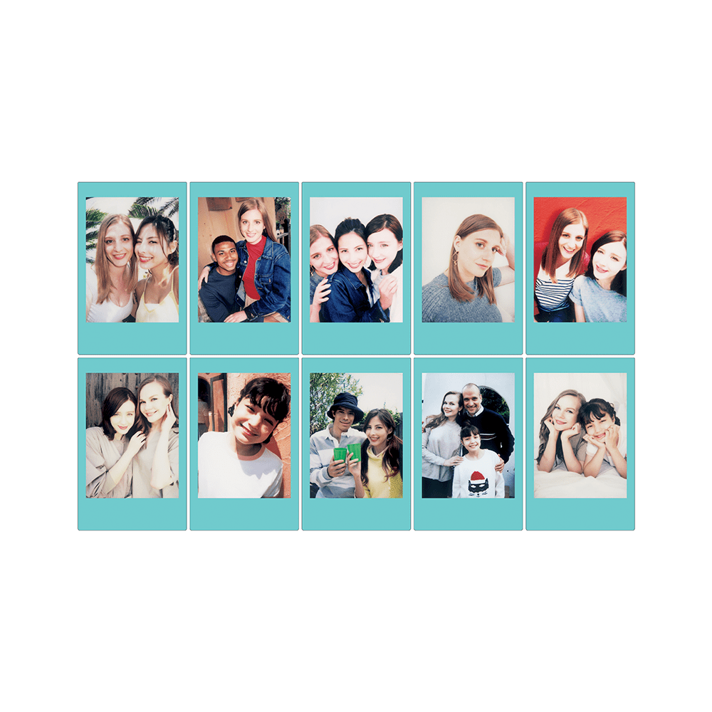 Instax Mini Designer Film - Sky Blue Frame (10 sheets)