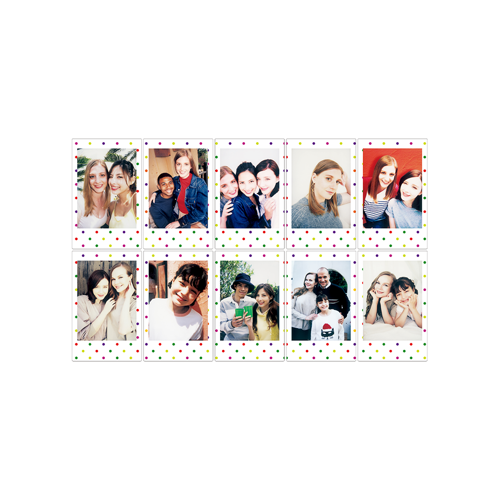 Instax Mini Designer Film- Candypop Frame (10 sheets)