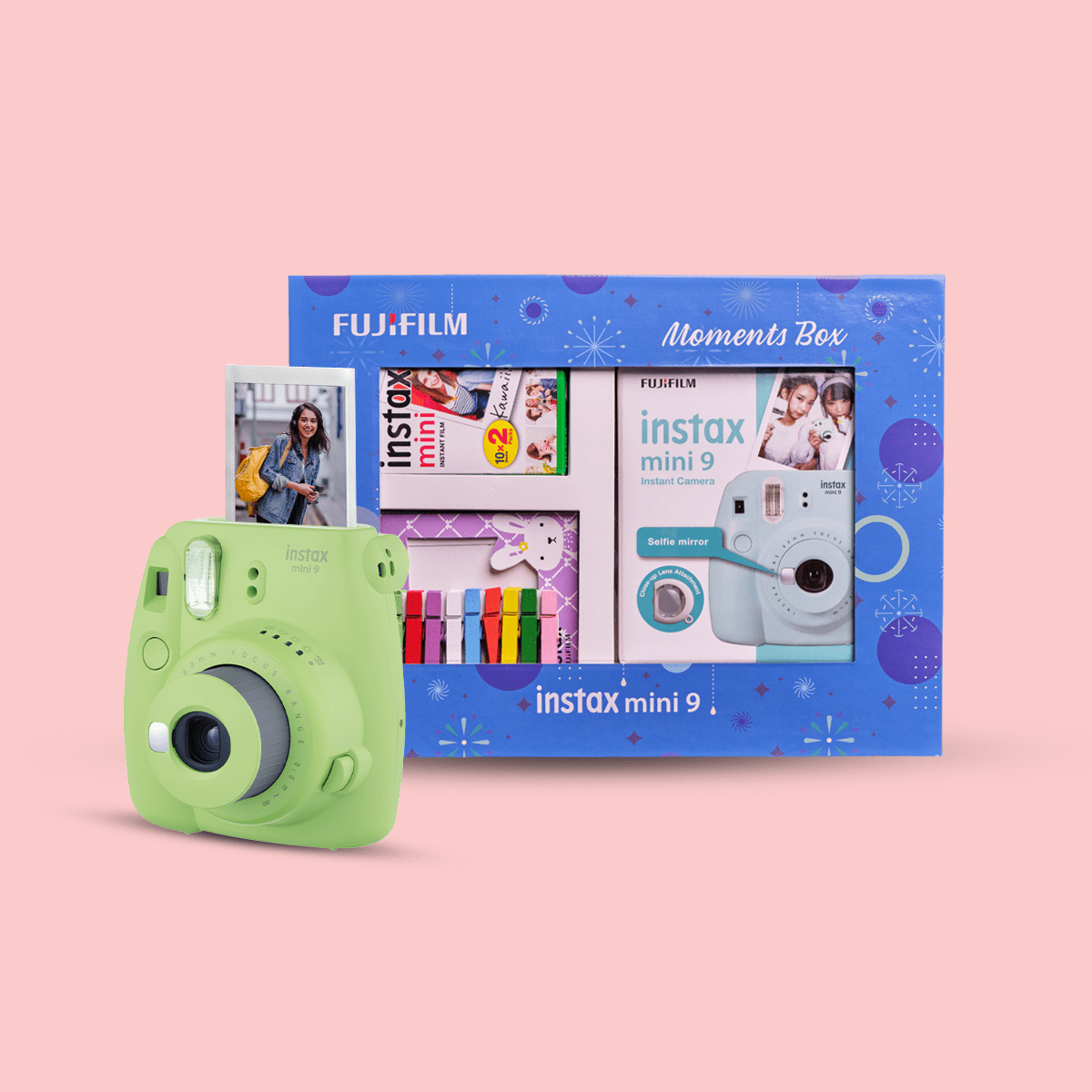 polaroid fujifilm instax mini 9