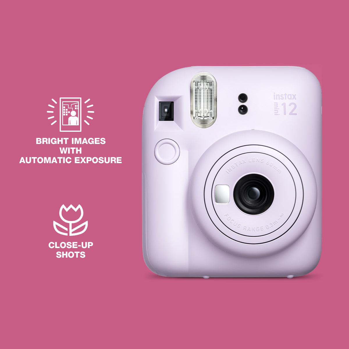 INSTAX Mini 12 - Lilac Purple - Fujifilm