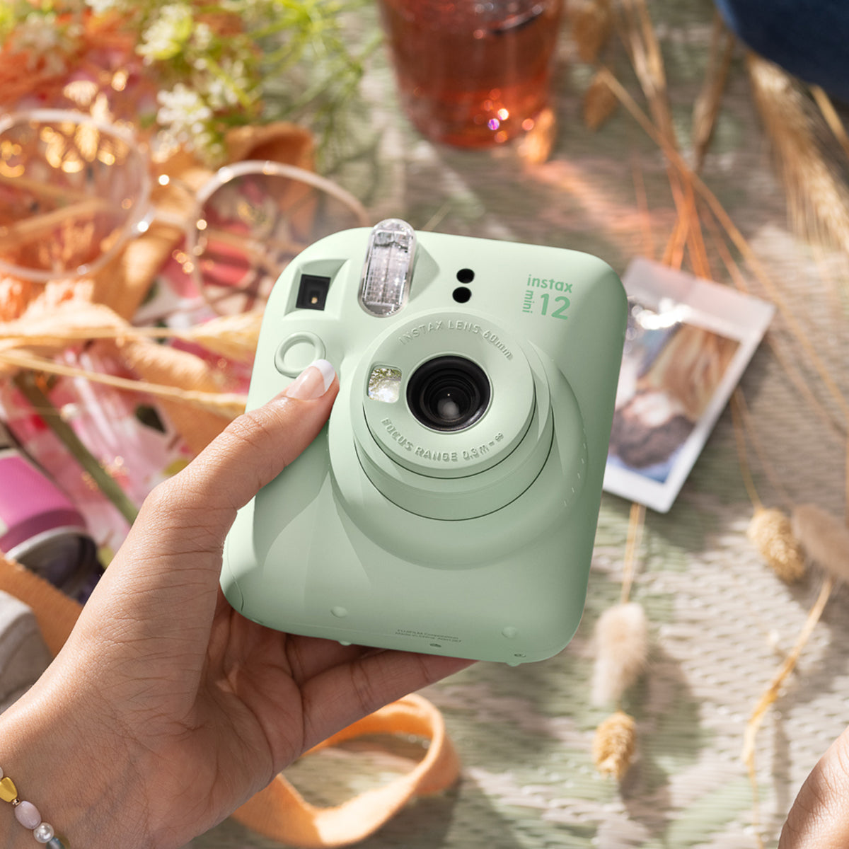 FUJIFILM INSTAX MINI 12 Instant Film Camera (Mint Green)