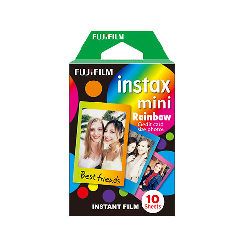 Instax mini designer Film- Rainbow frame - 10 Sheets Per Pack